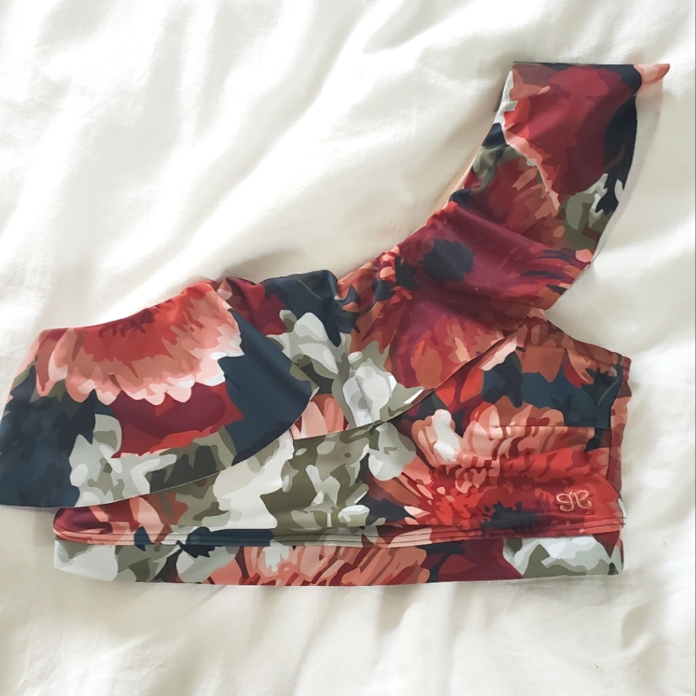 Albion Fit One Shoulder Swim Top Small